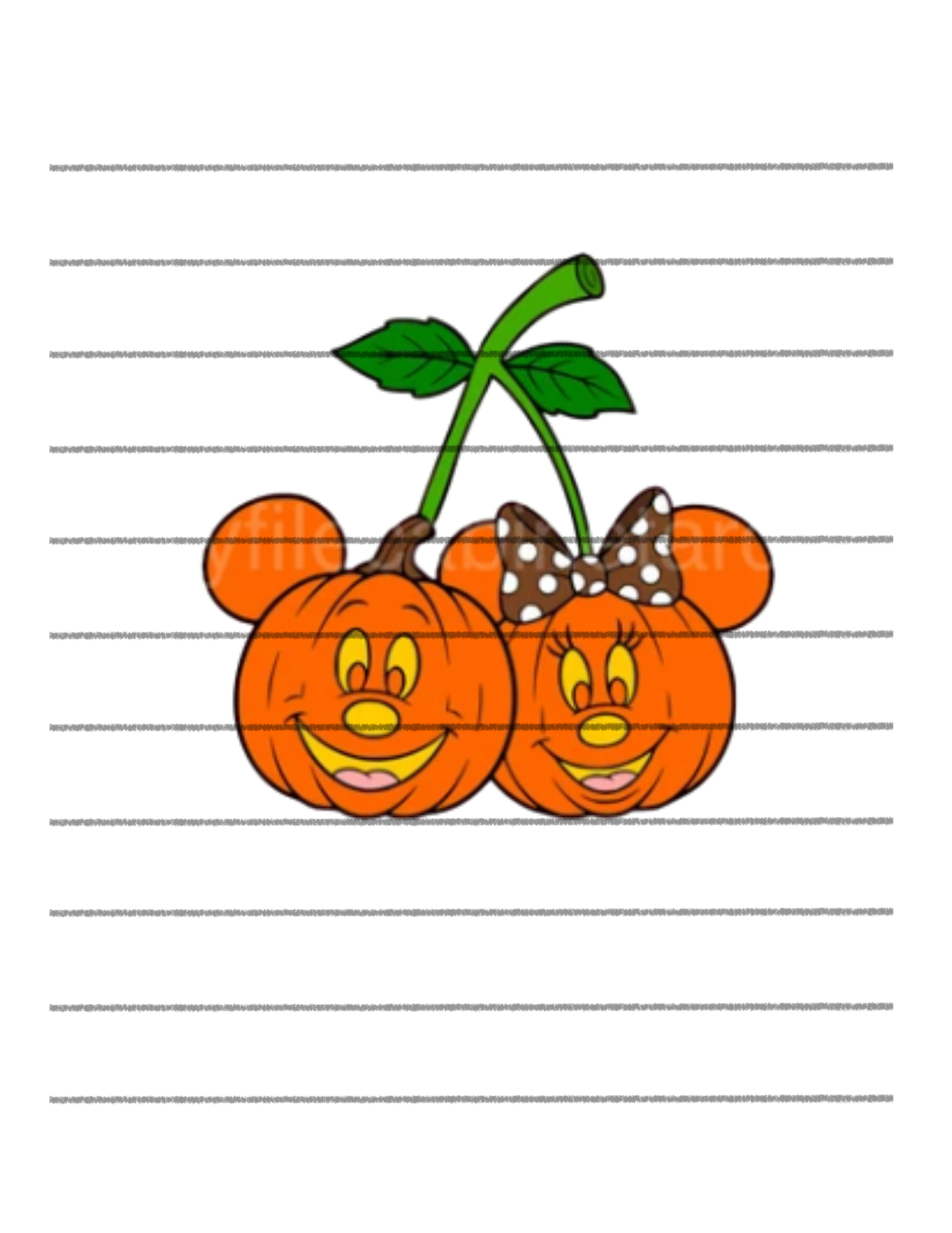 Mickey & Minnie Pumpkin