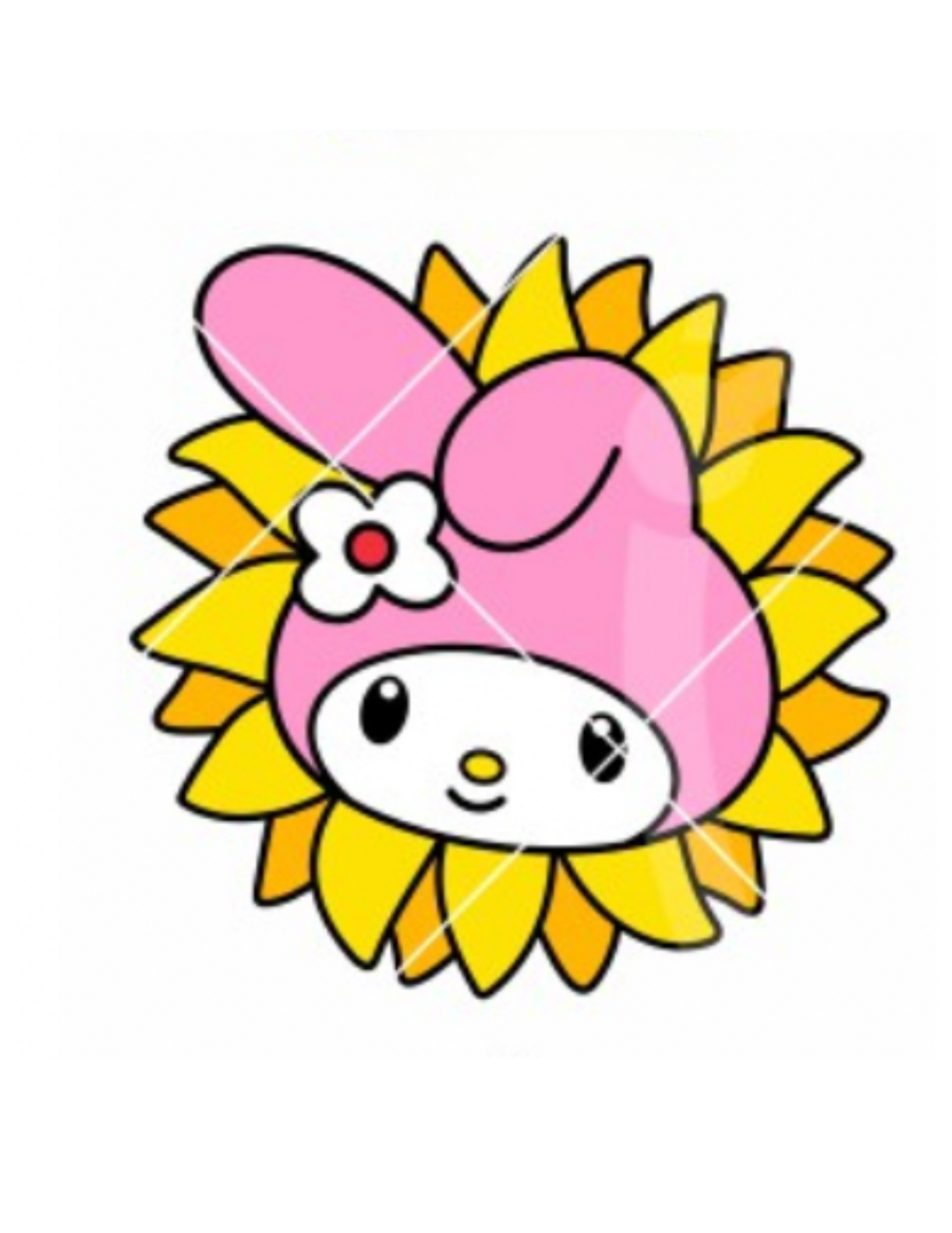 My Melody Sunflower Face