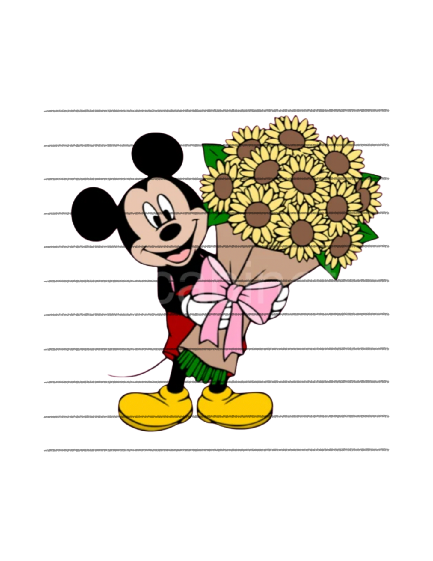 Mickey Sunflowers