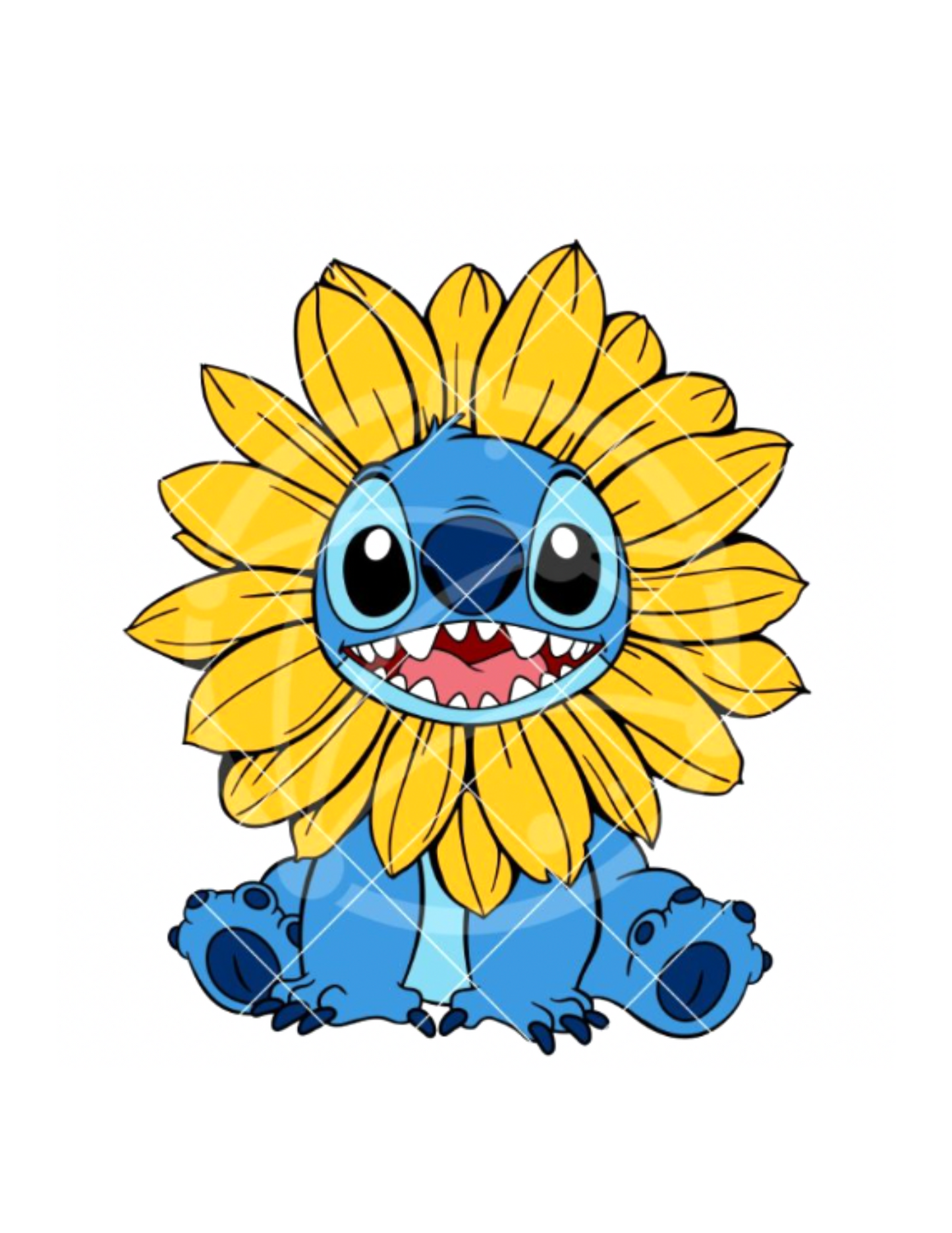 Stitch Sunflower Face