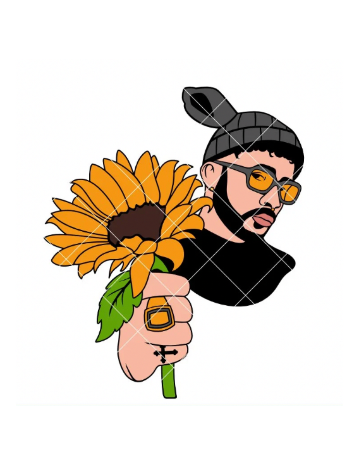 Bad Bunny Sunflower 1