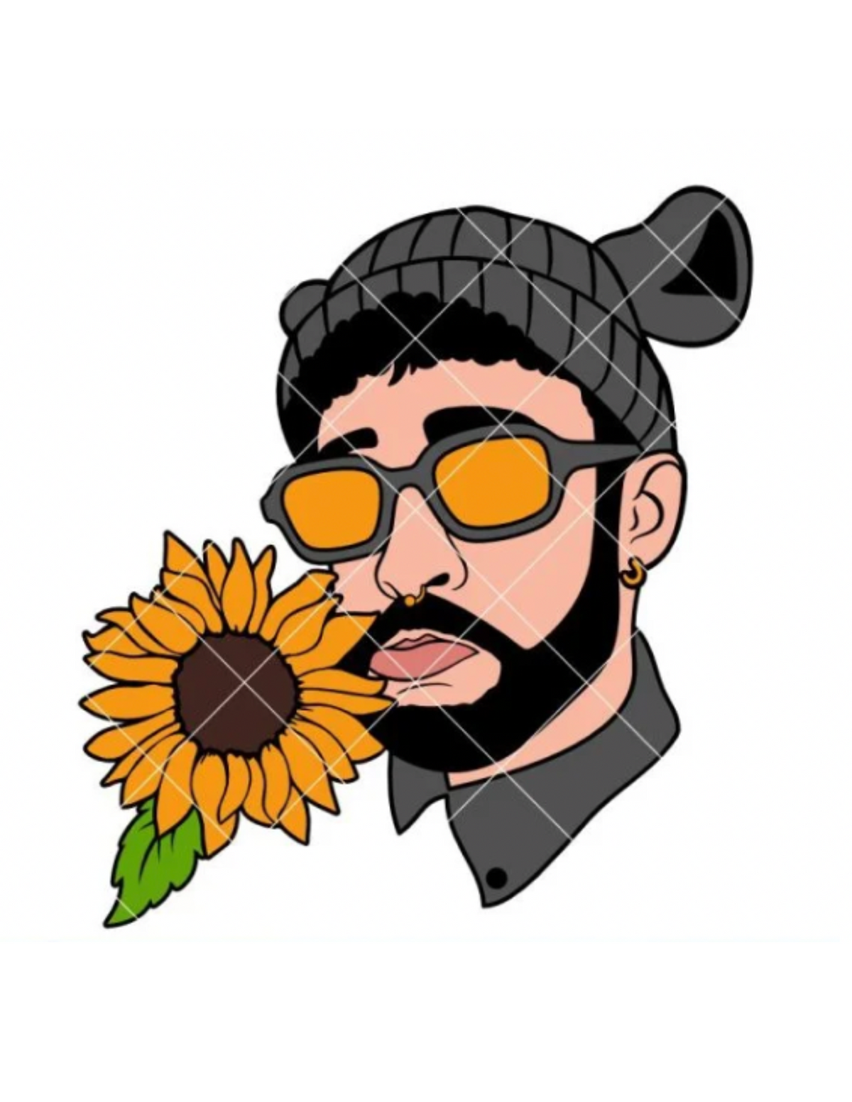 Bad Bunny Sunflower 2