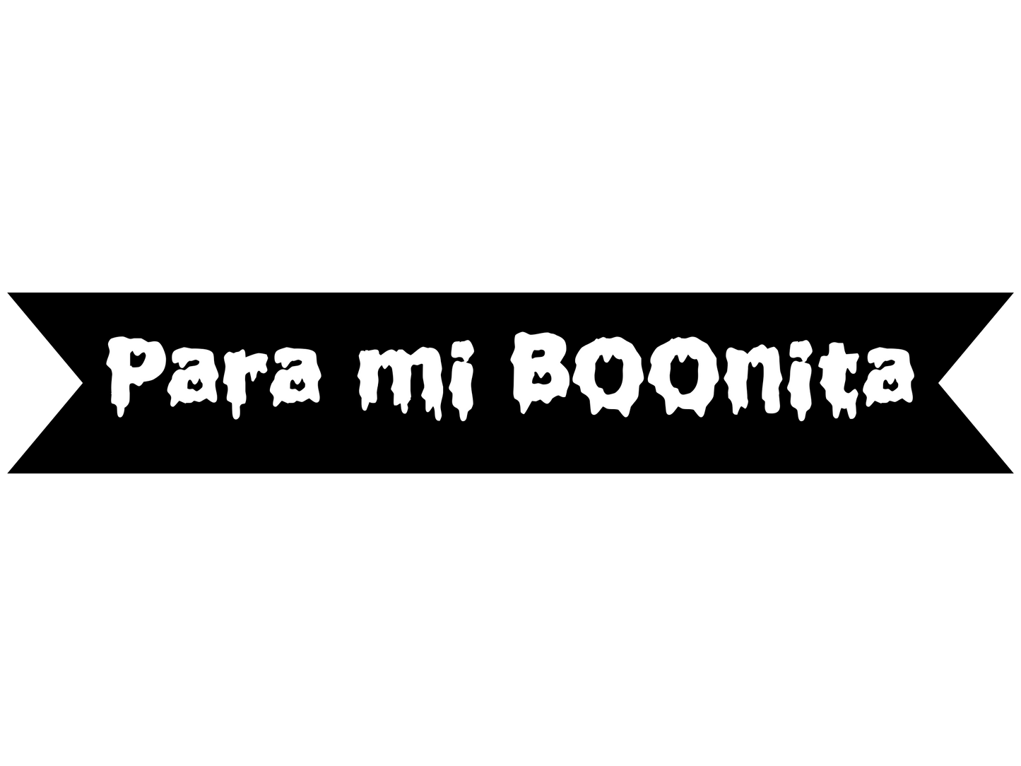 Para Mi Boonita Vinyl On Ribbon