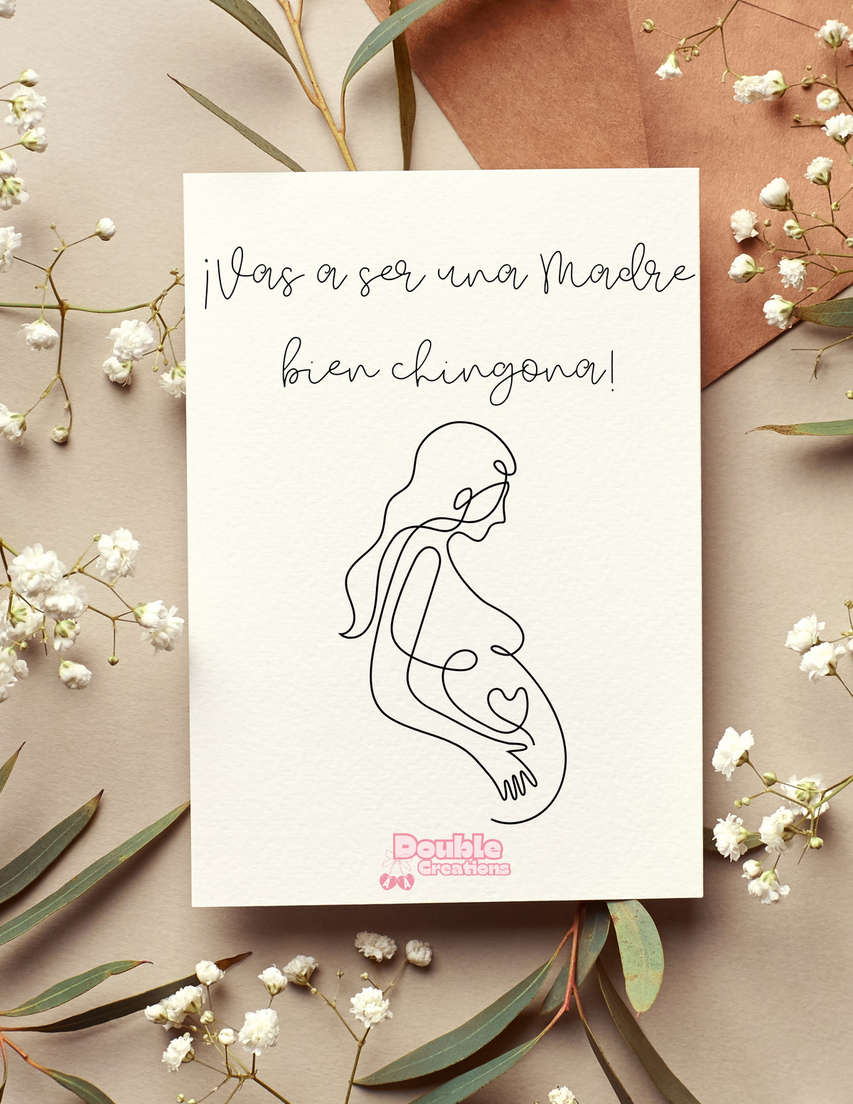 Vas A Ser Una Madre Bien Chingona! Greeting Card