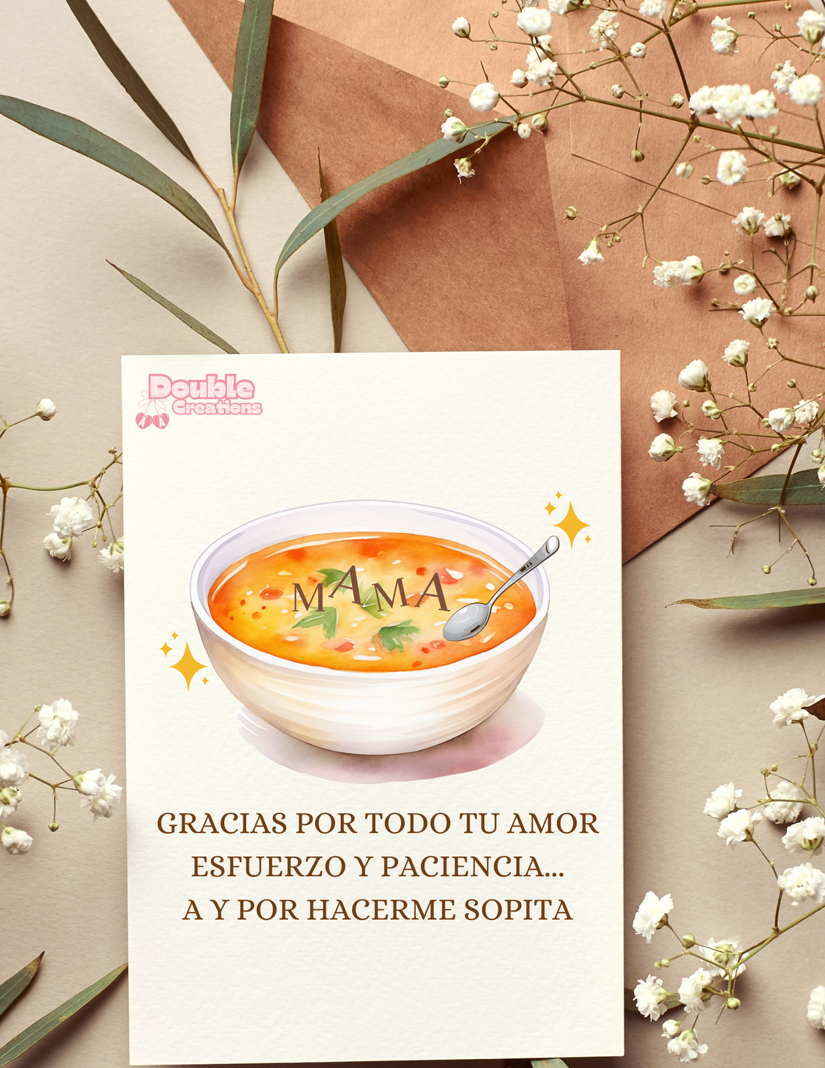 MAMA Sopita Greeting Card