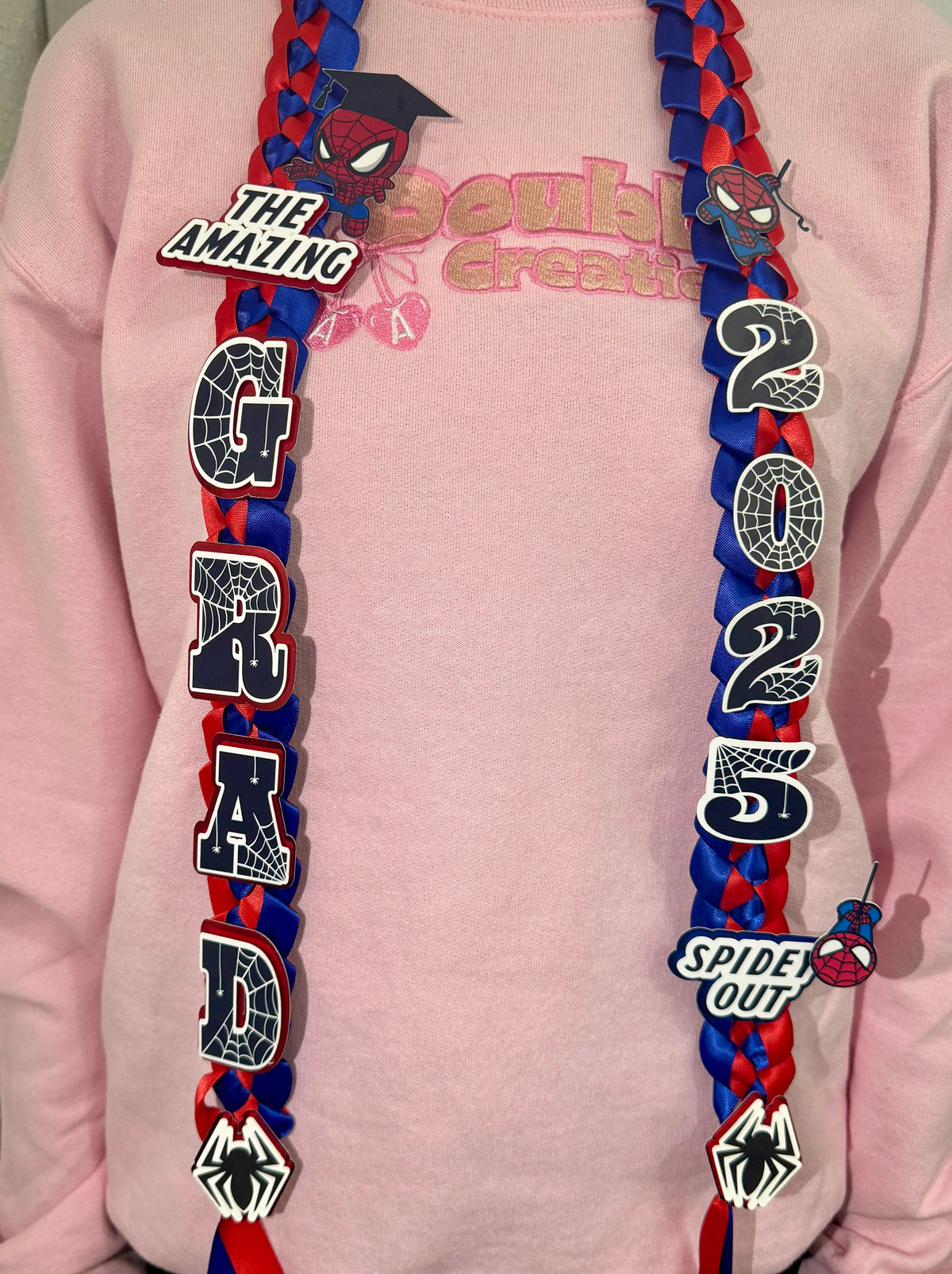 Spiderman Graduation Lei