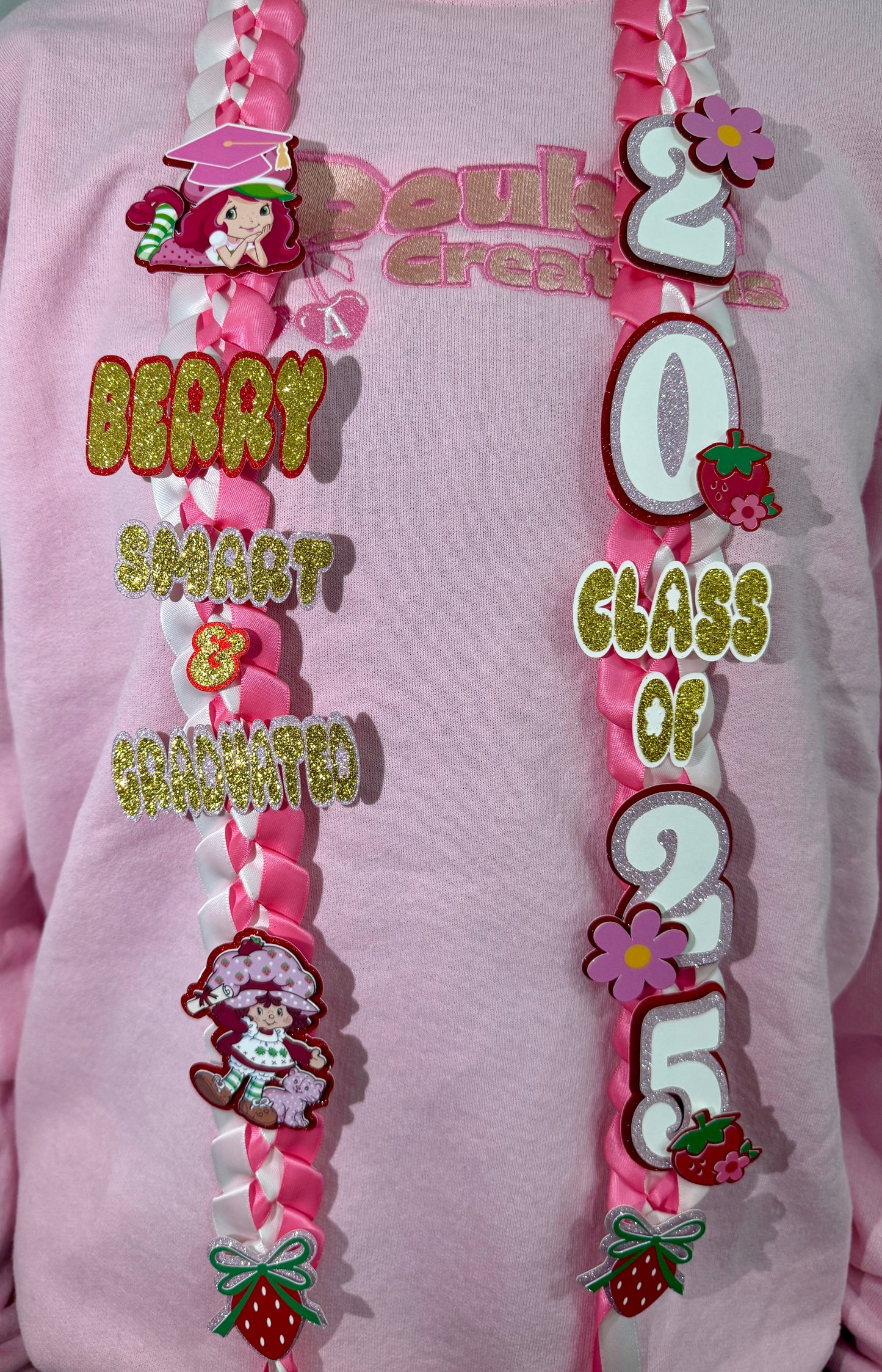 Strawberry Shortcake Graduation Lei