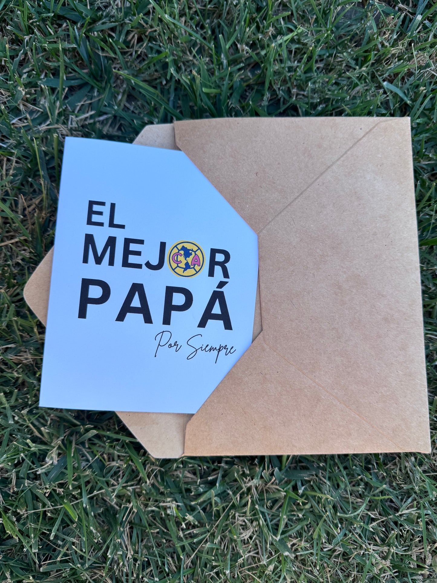 El Mejor Papá, Por Siempre America Greeting Card