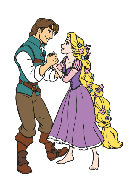 Rapunzel and Flynn
