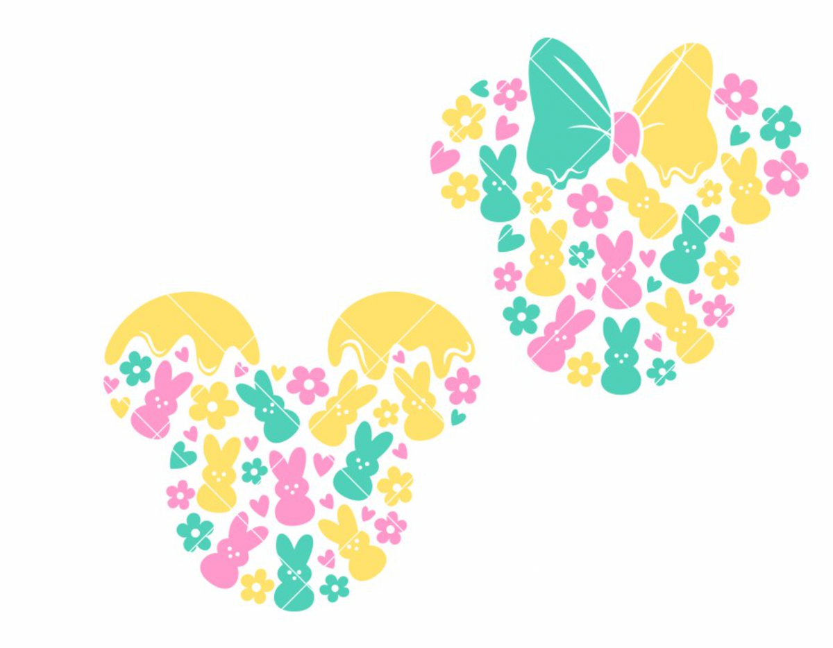 Easter Donut Mickey & Minnie
