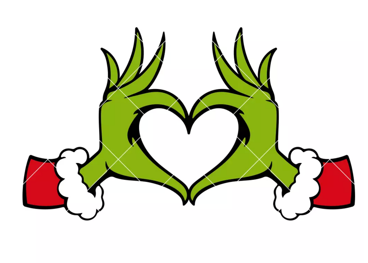 Grinch Hands Heart