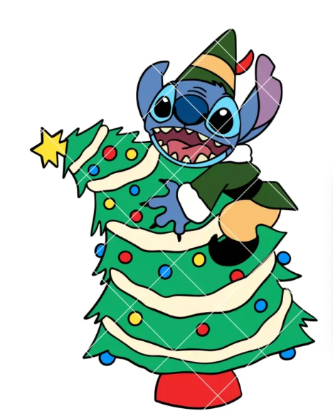 Stitch Christmas Tree