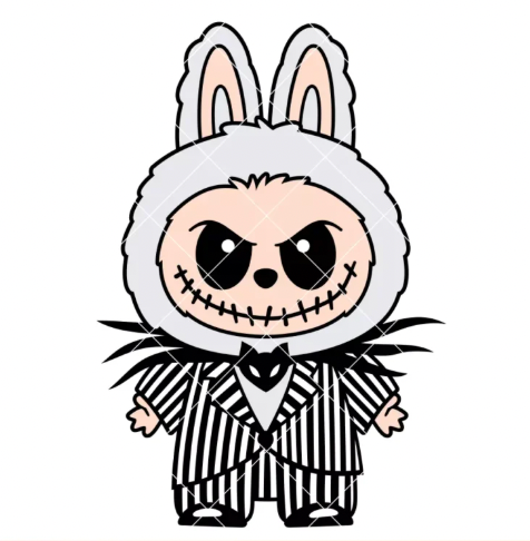 Labubu Jack Skellington