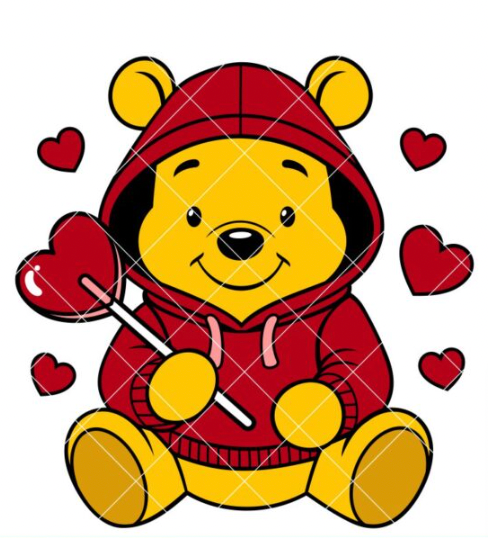 Winnie The Pooh Candy Heart