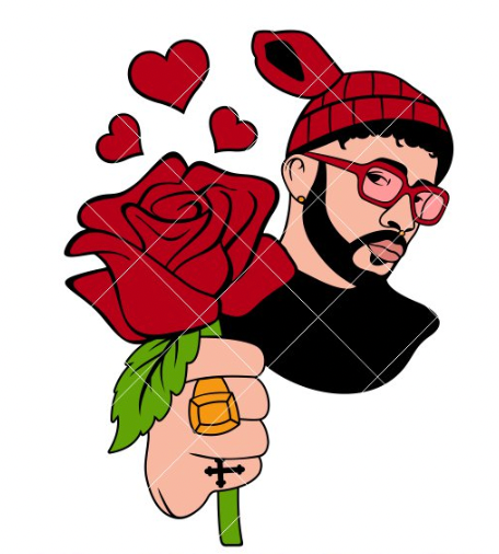 Bad Bunny Valentine Rose
