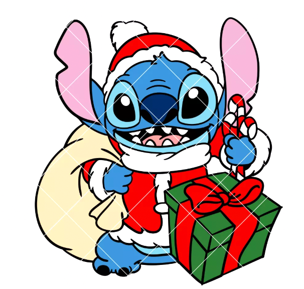 Stitch Santa Claus