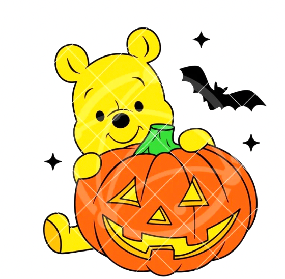 Pooh Bear Pumpkin