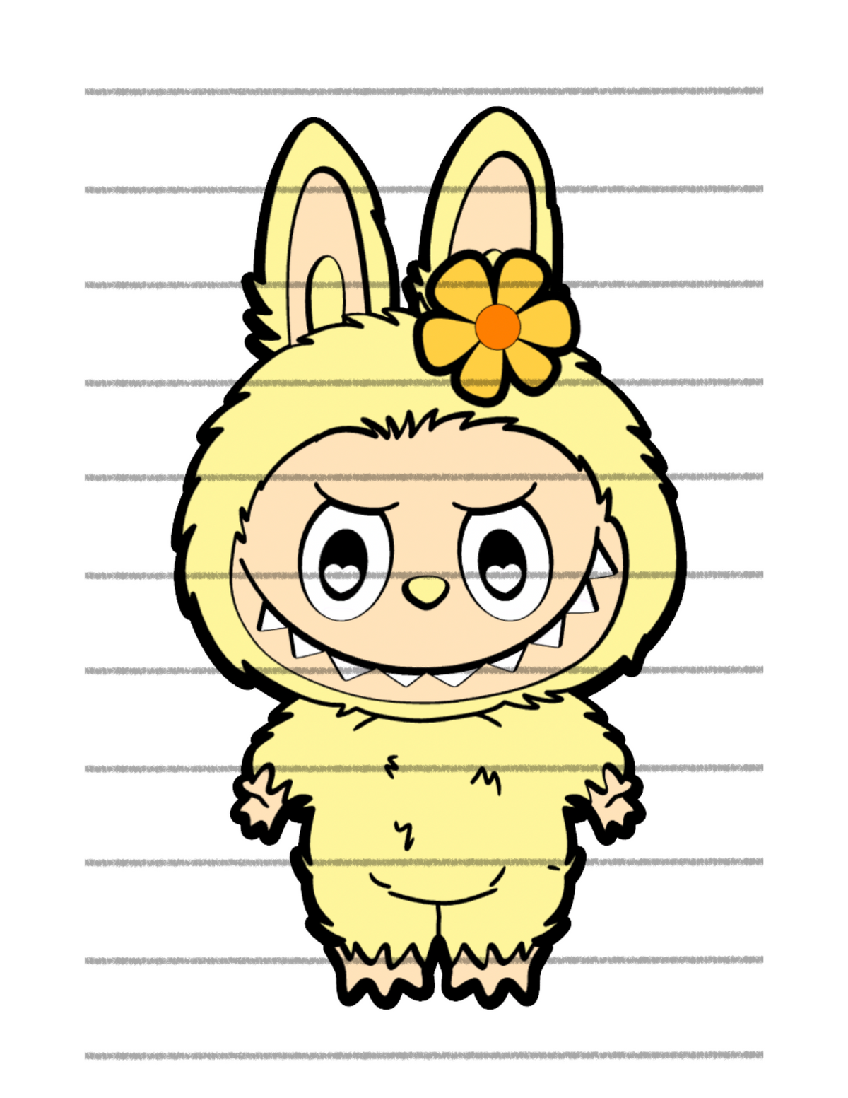 Yellow Labubu