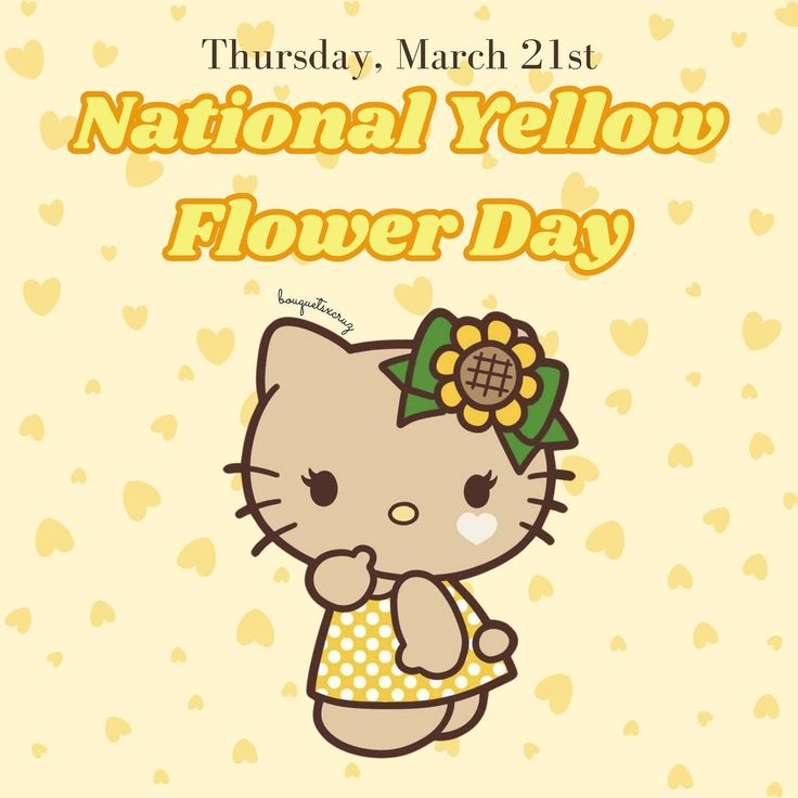 National Yellow Flower Day