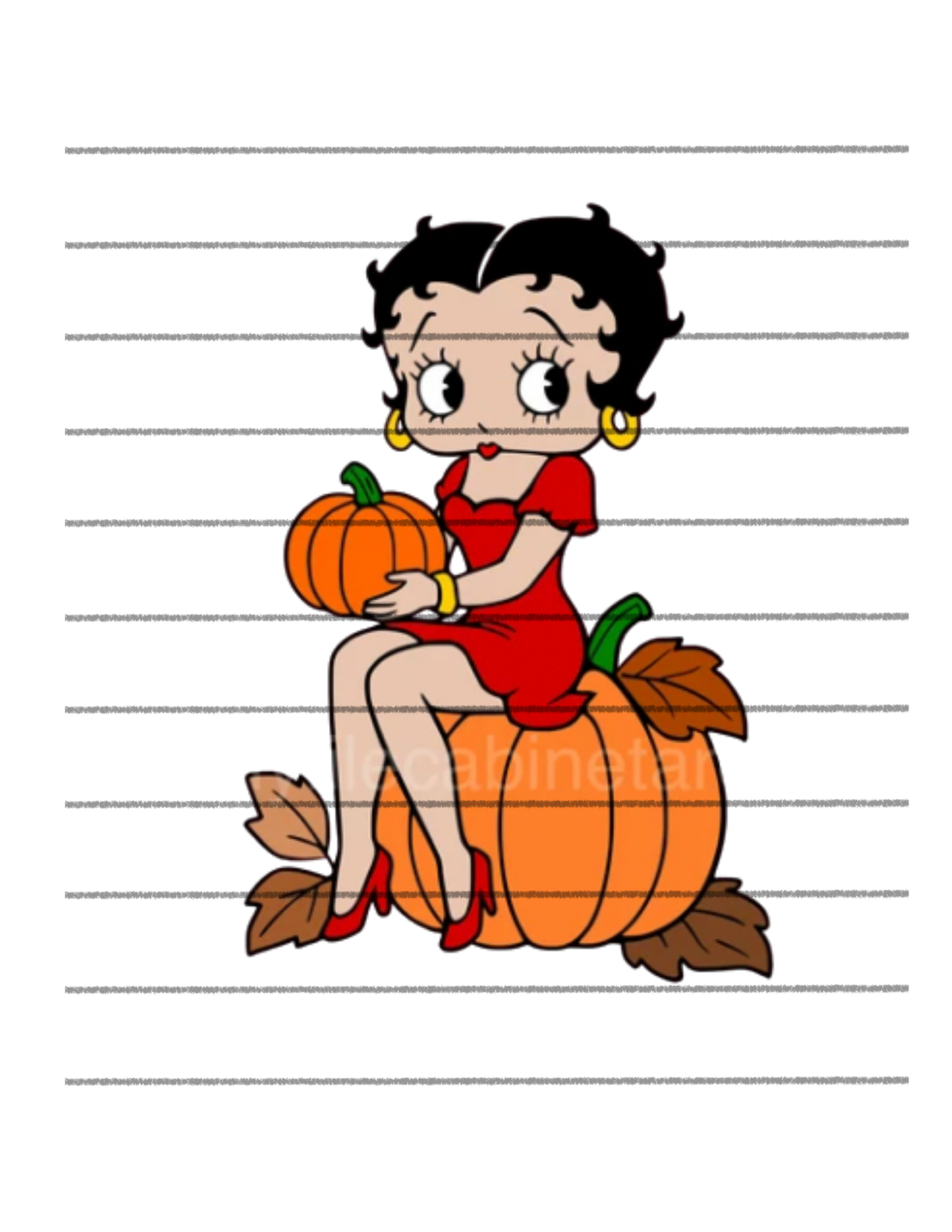 Betty Boop Pumpkin