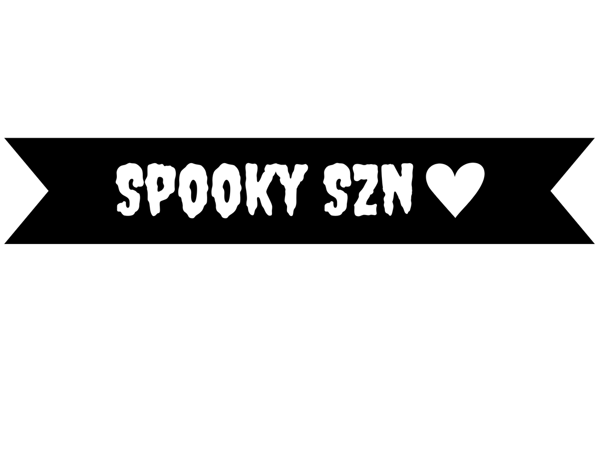 Spooky SZN Vinyl On Ribbon