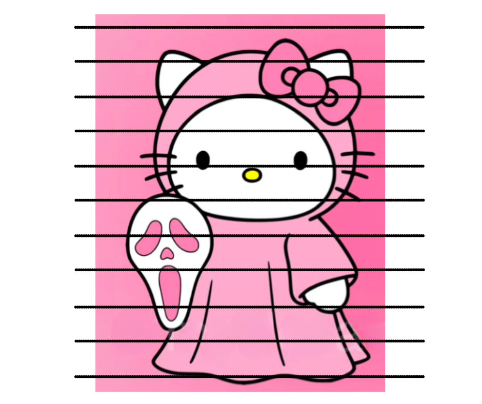 HK Holding Scream Ghostface Pink