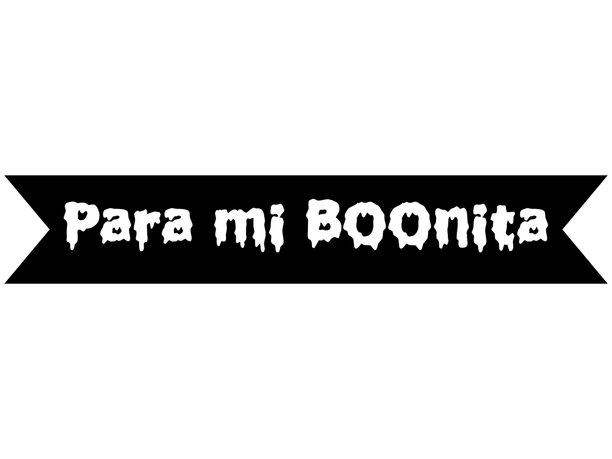 Para Mi Boonita Vinyl On Ribbon