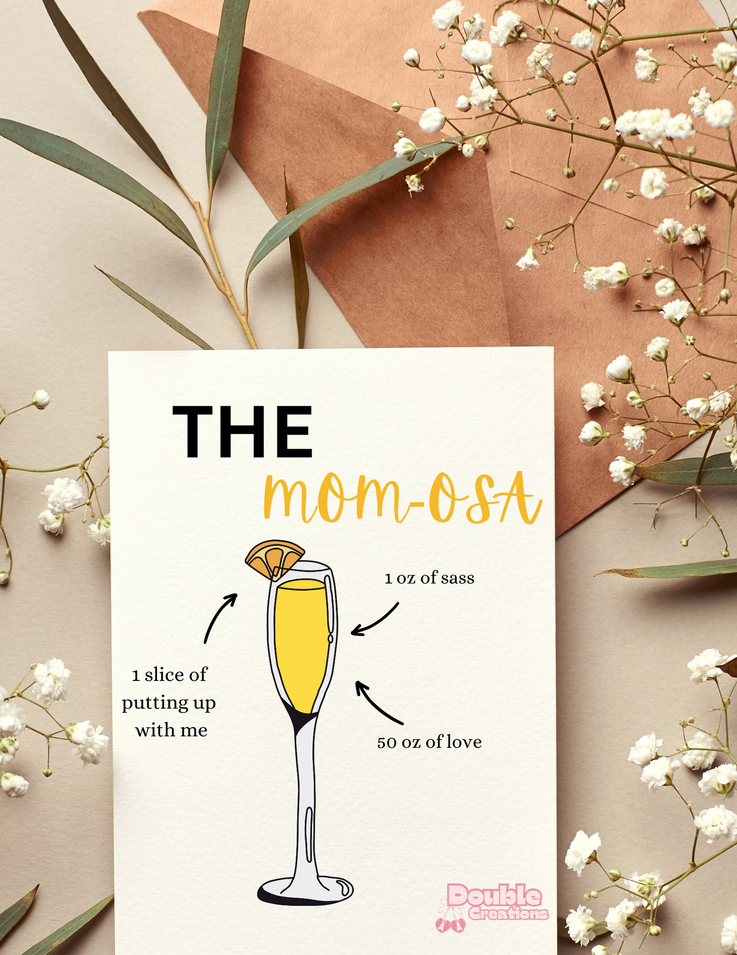 The MOM-OSA Greeting Card