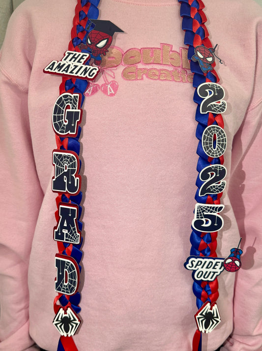 Spiderman Graduation Lei