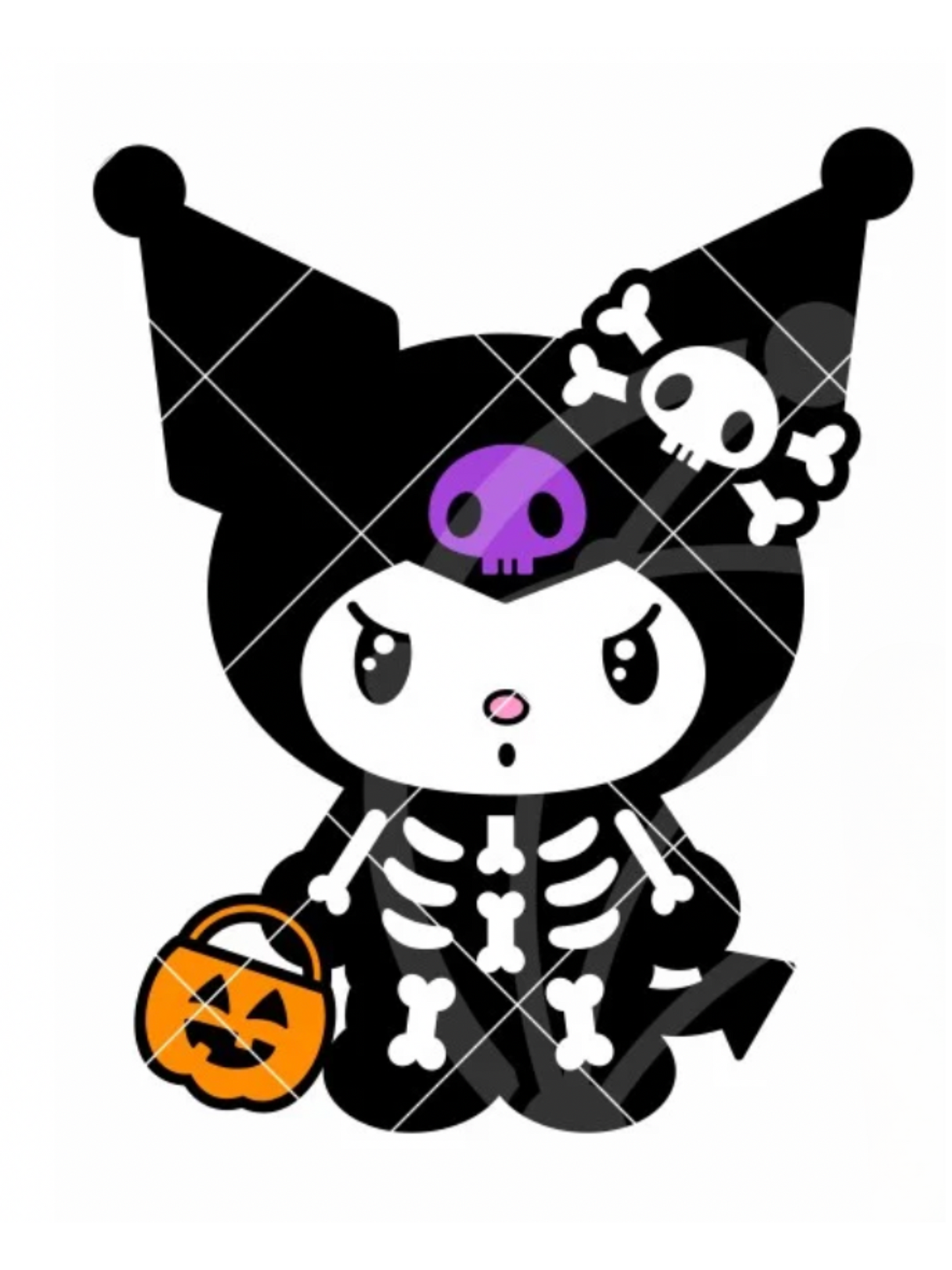 Kuromi Skeleton