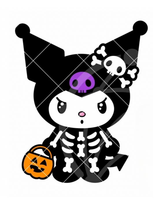 Kuromi Skeleton