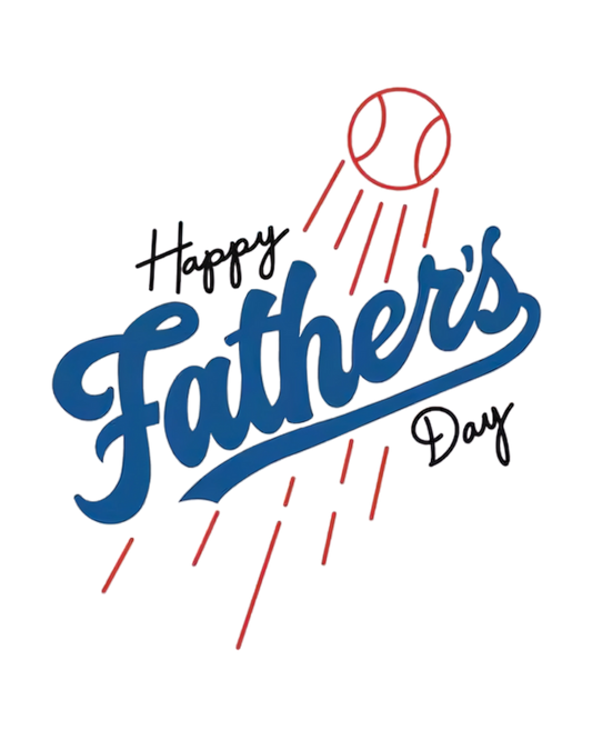 Happy Dodger's Father's Day Topper