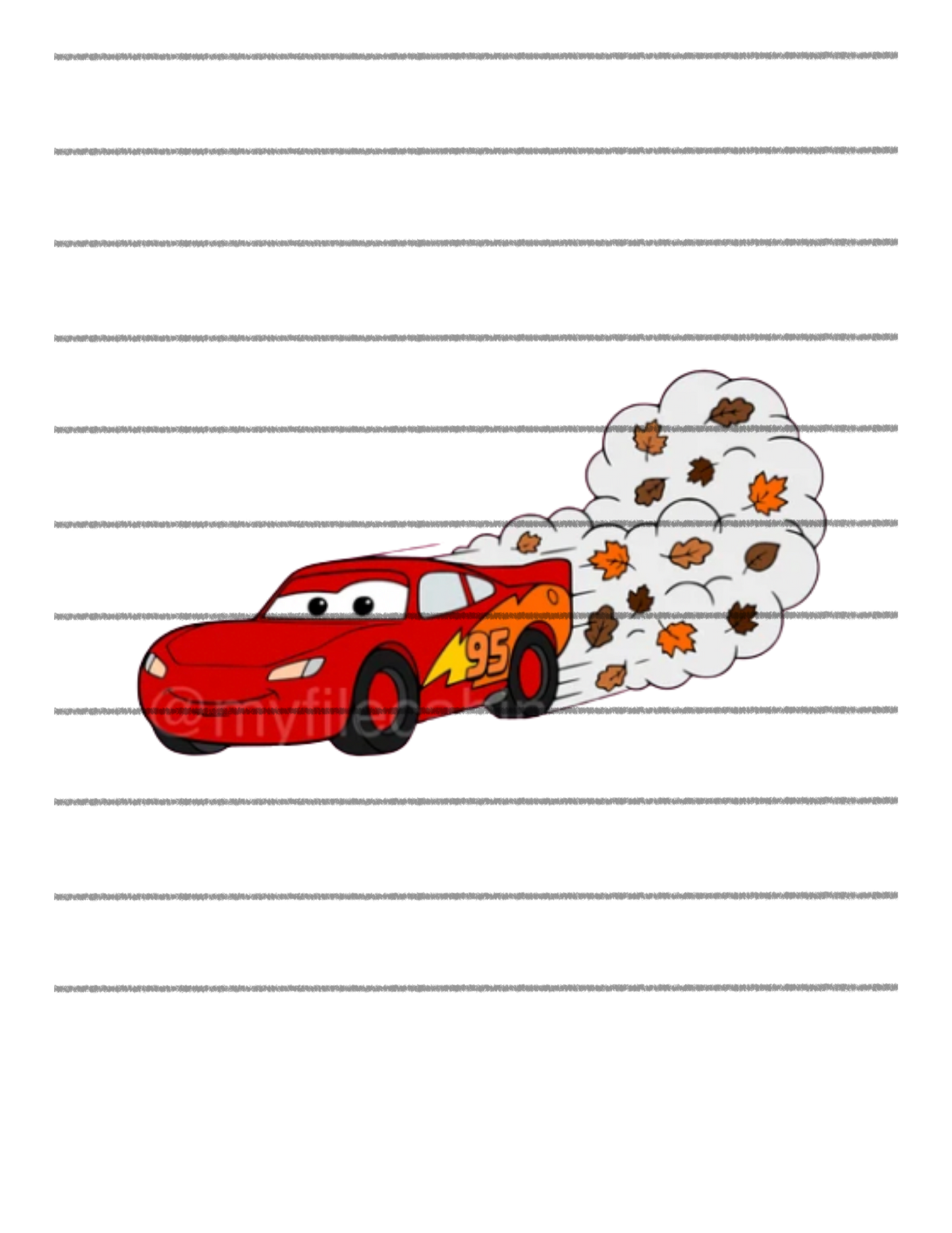Lighting McQueen Fall