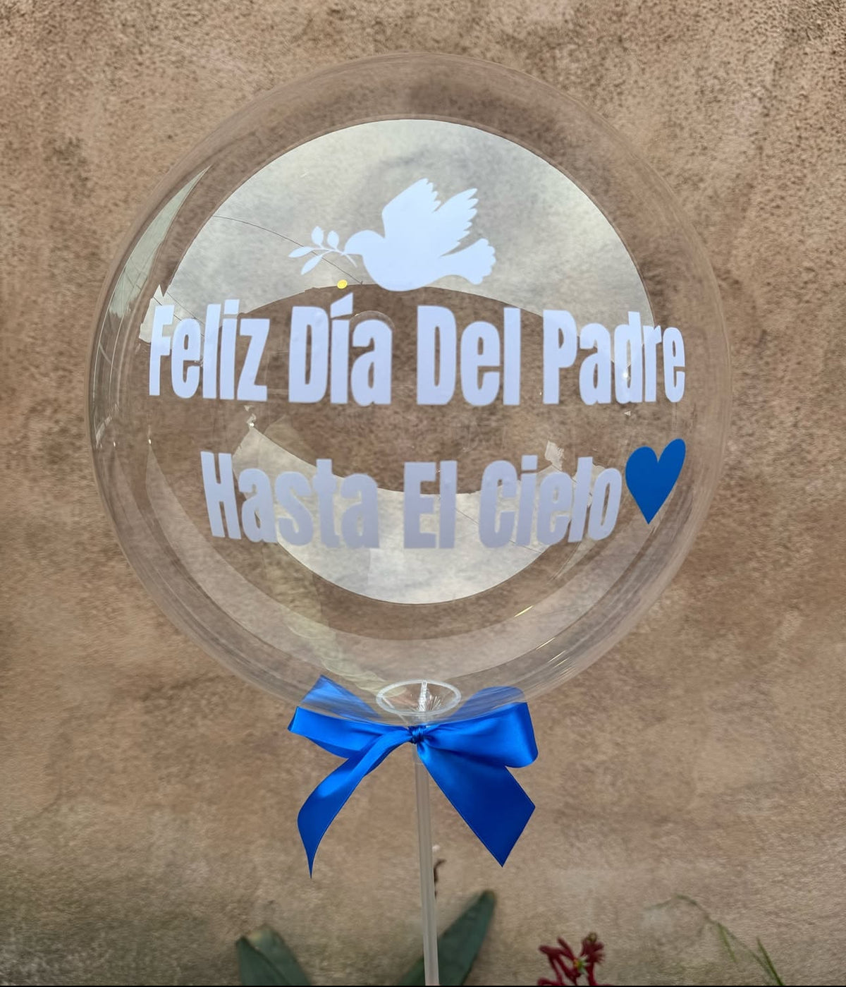 Feliz Día Del Padre, Hasta El Cielo Clear Balloon