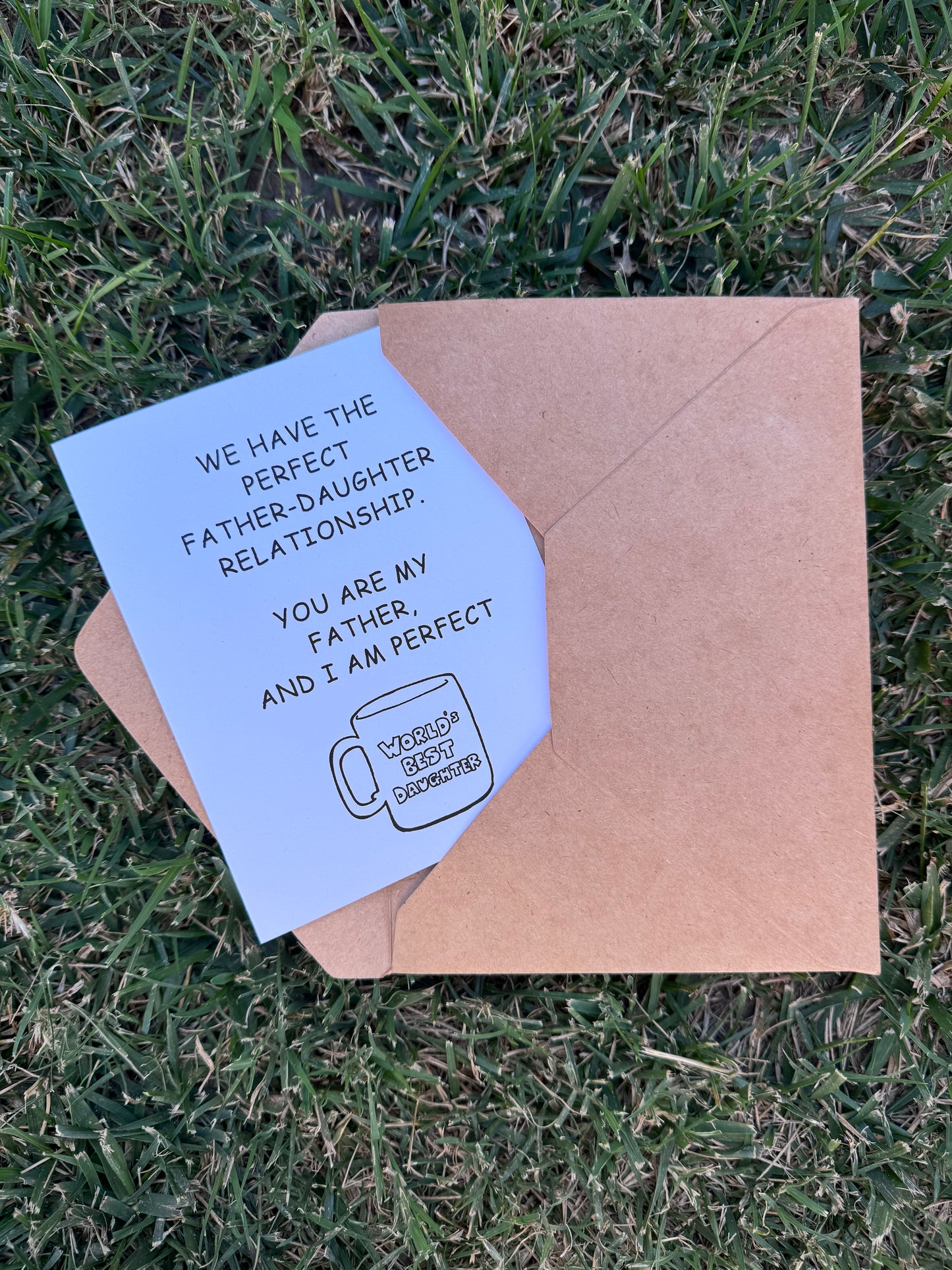 Perfect Father Daughter Relationship Greeting Card