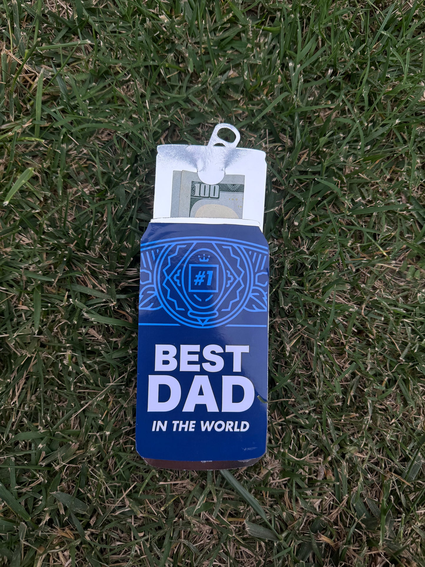 Best Dad In The World Money/Gift Card Holder