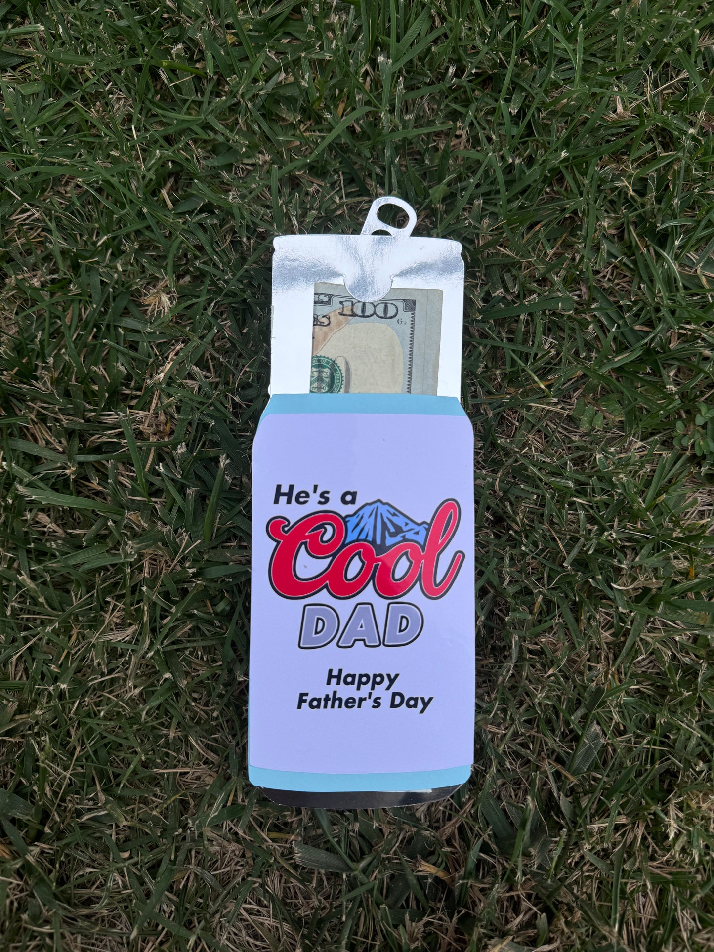 He's A Cool Dad Money/Gift Card Holder