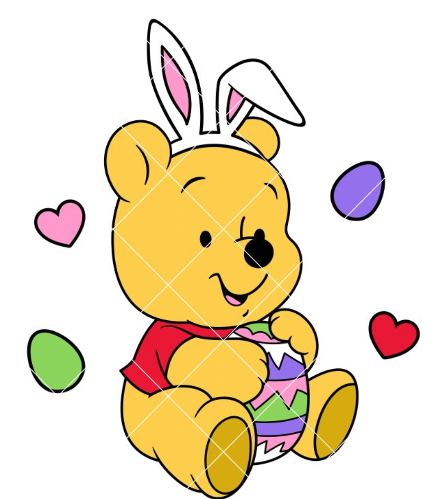 Baby Pooh Easter Bunny