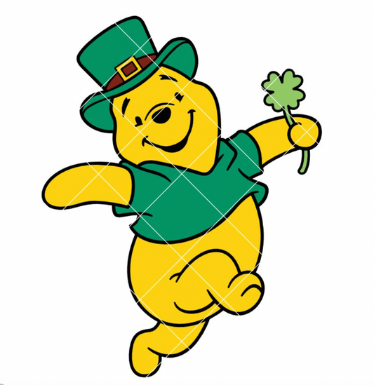 Winnie The Pooh St. Patricks Day