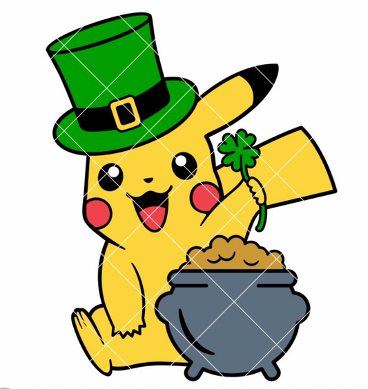 Pikachu St. Patricks Day