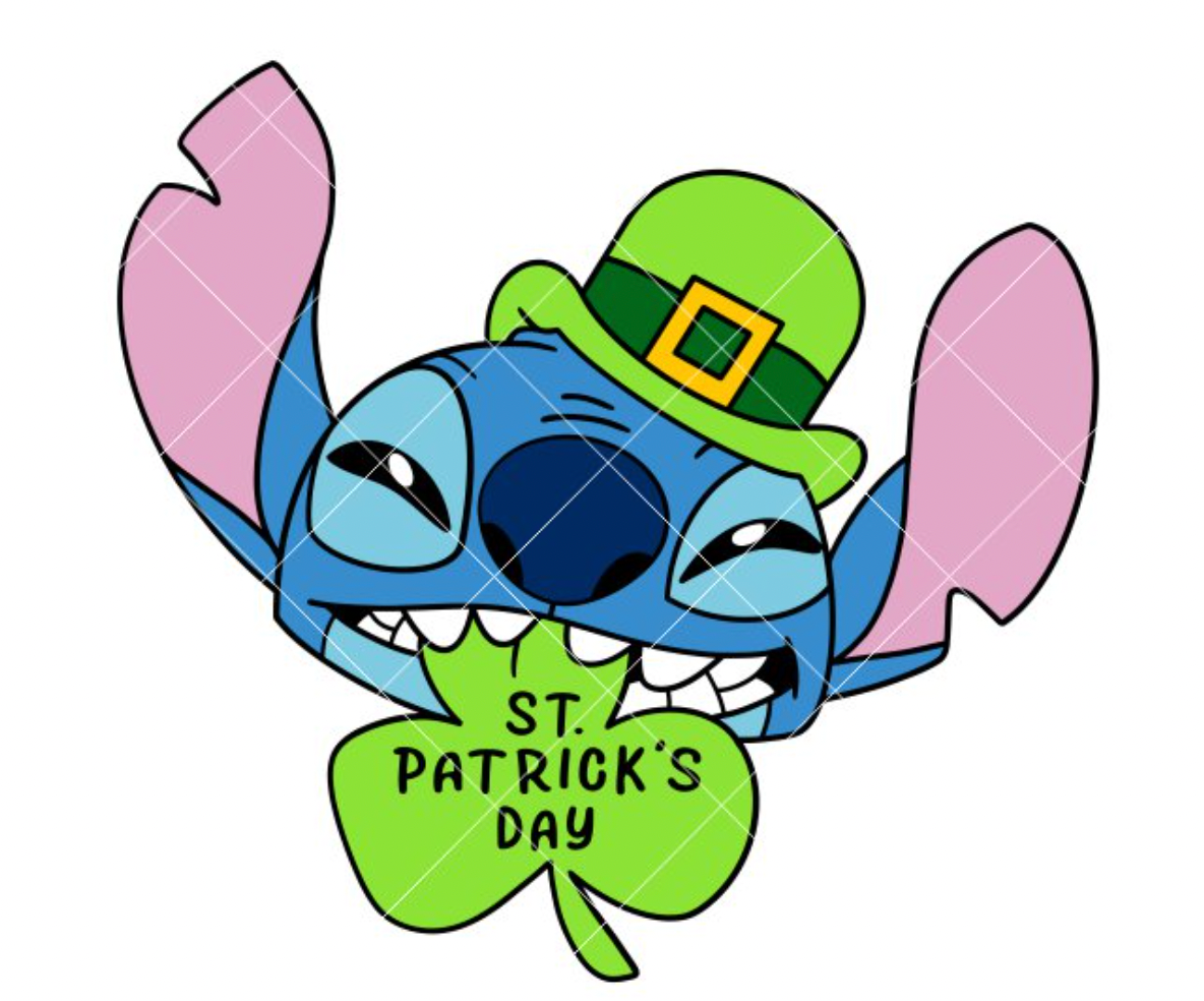 Stitch Lucky St. Patricks Day