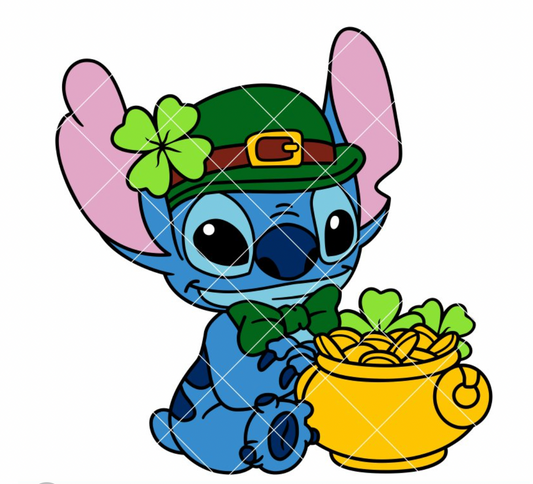 Stitch Pot of Gold St. Patricks Day