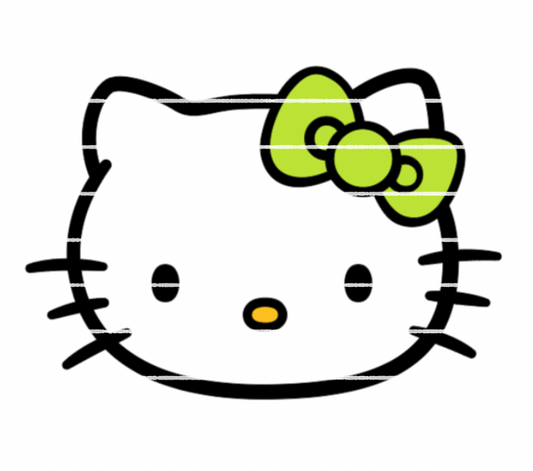 Hello Kitty Face St. Patricks Day