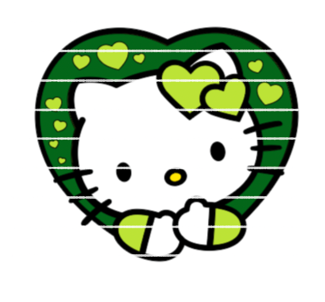 Hello Kitty Heart Lucky Charm