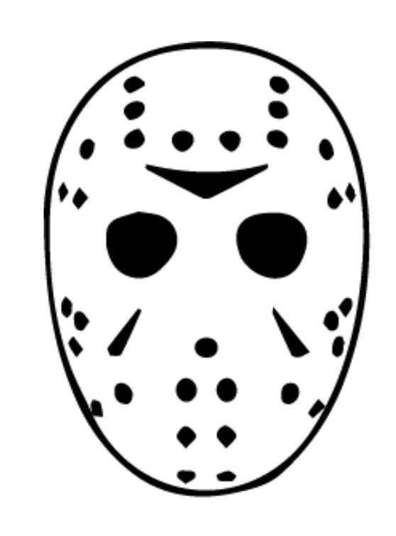 Jason Mask B&W