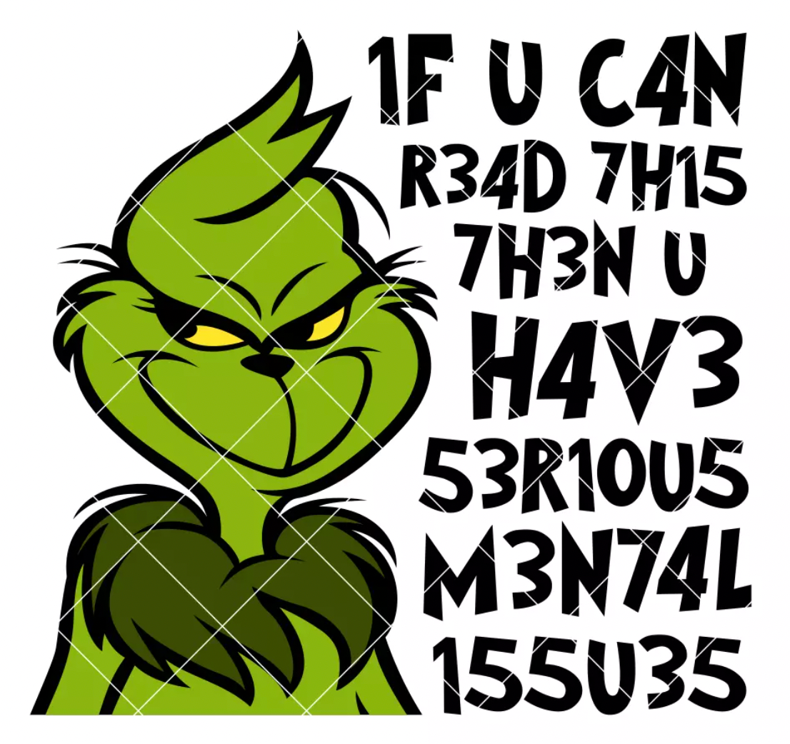 Grinch If You Can Read This
