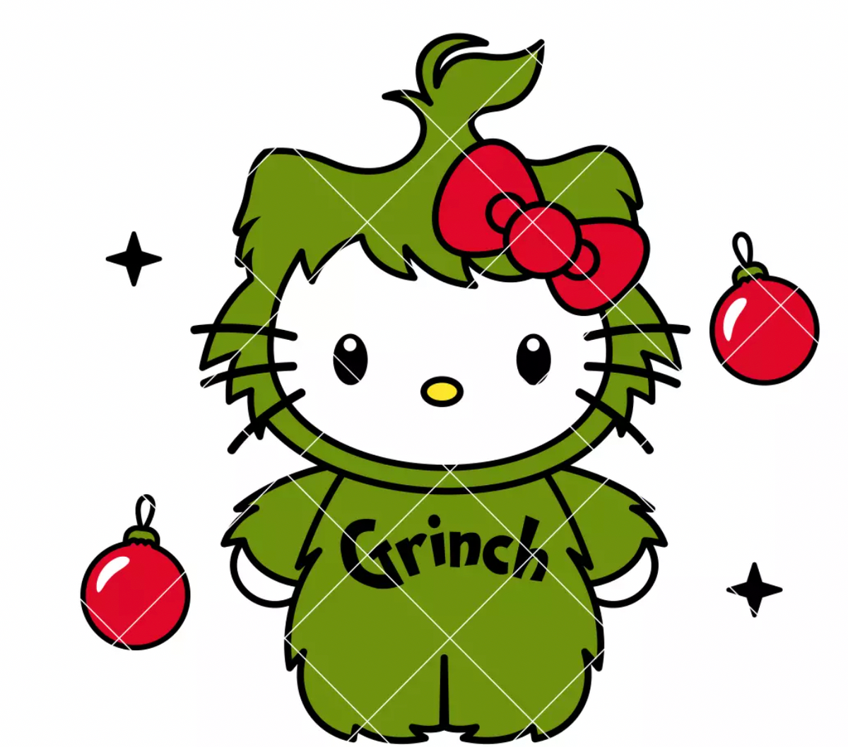 Grinch HK with Ornaments
