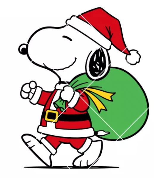 Snoopy Santa with Gifts