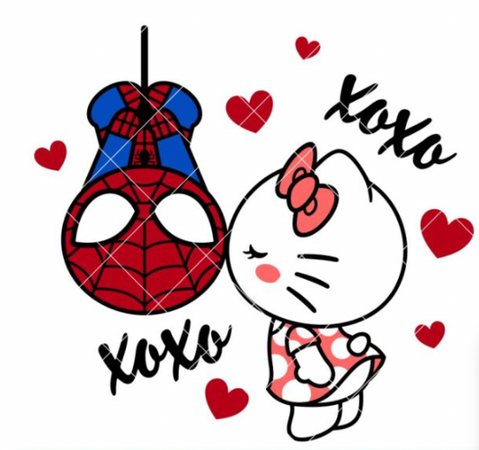 SpiderMan Kissing HK