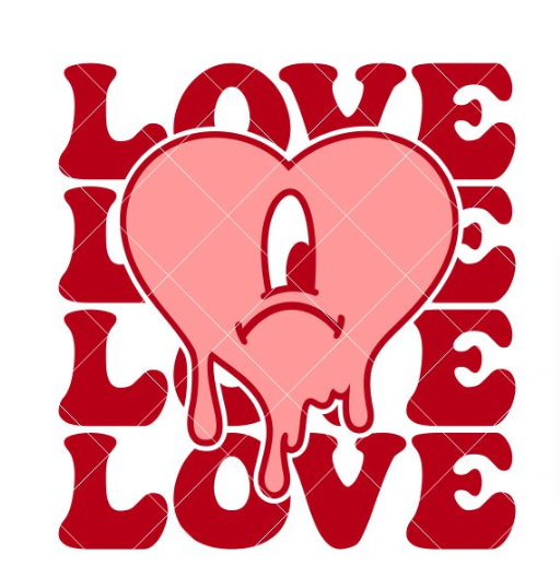 Bad Bunny Love Heart